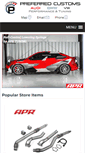 Mobile Screenshot of preferredcustoms.com